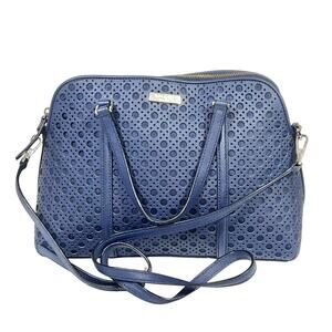 Kate Spade Newbury Lane Caning Rachelle Satchel Shoulder Bag Purse Perforated